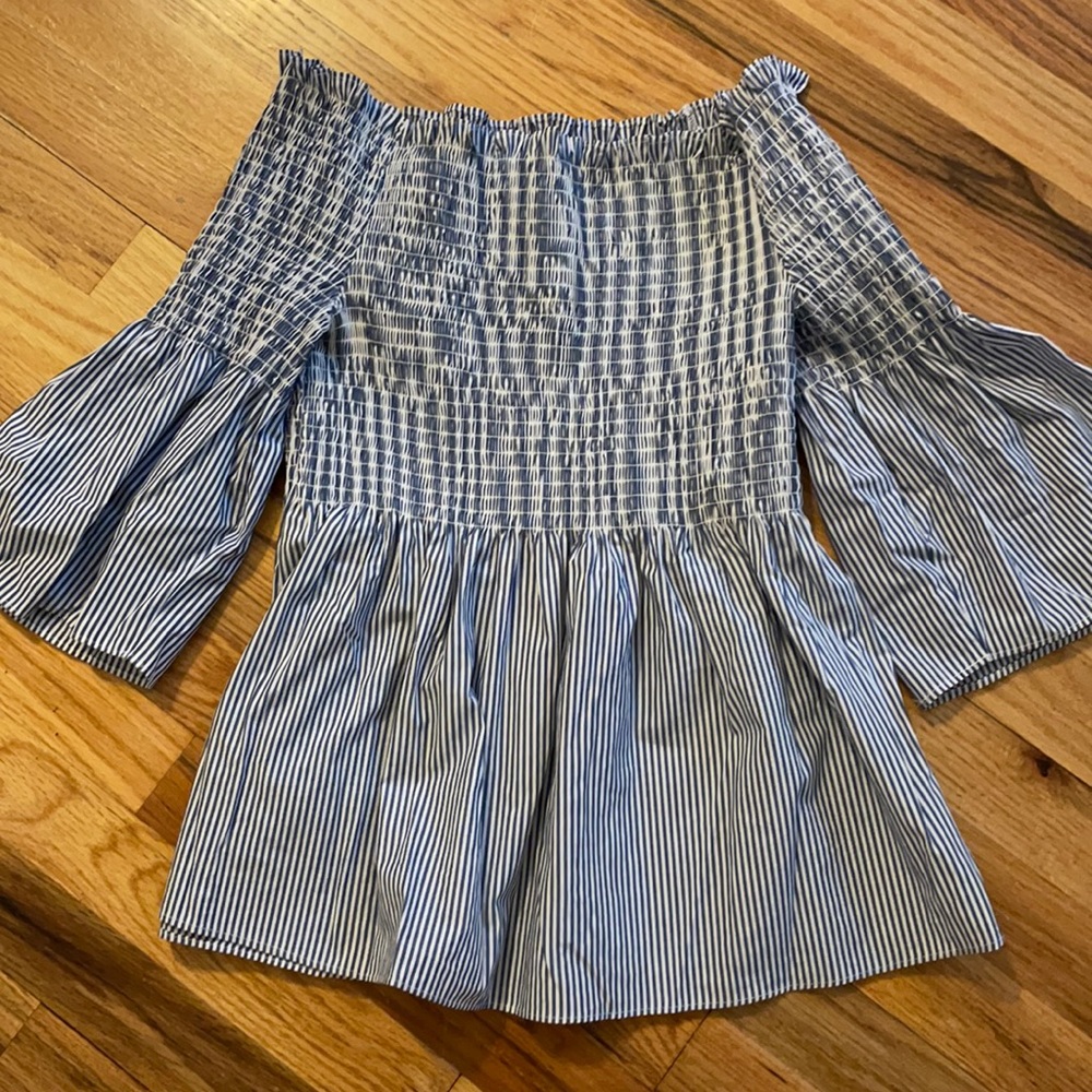 Zara smocked top